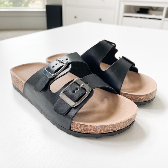 Lucky Top Black Slide Sandals Mars-1k - Picture 5 of 6